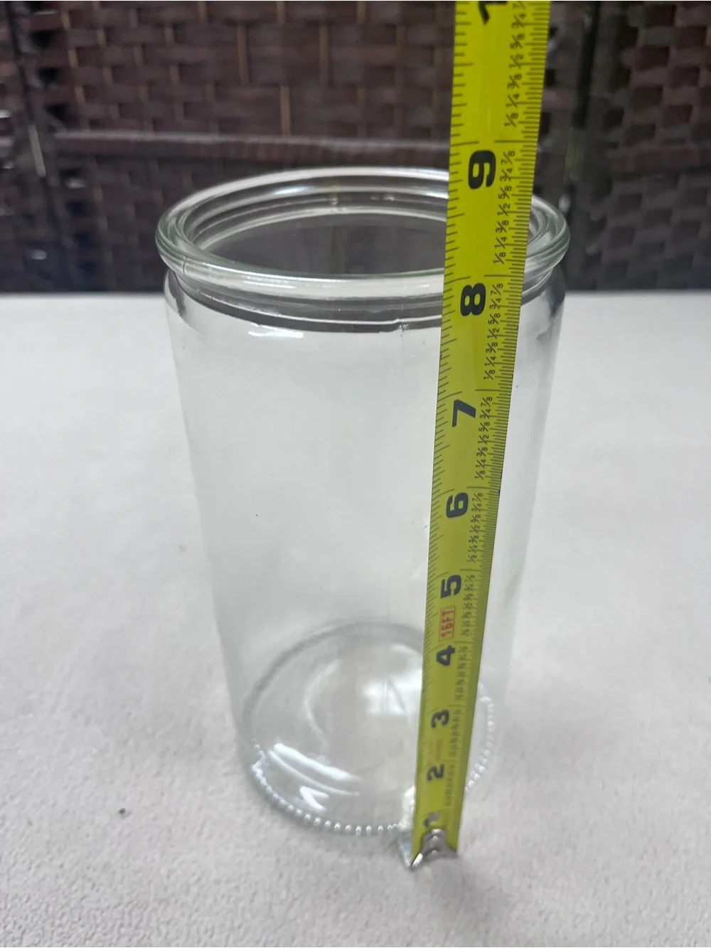 Clear Glass Cylinder Vase